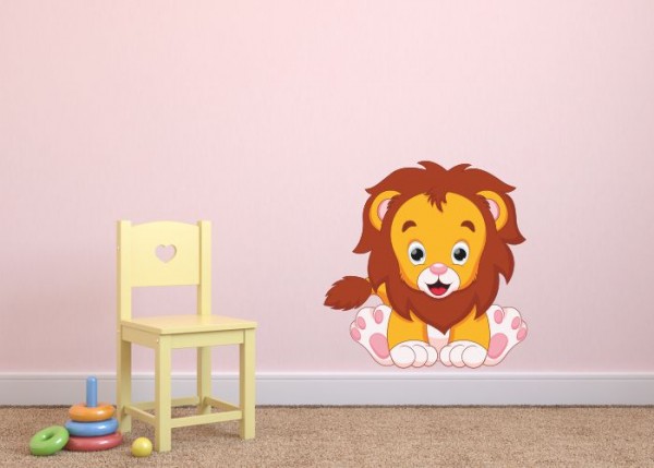 Wandsticker Leon Löwenbaby | wandtattooladen.de