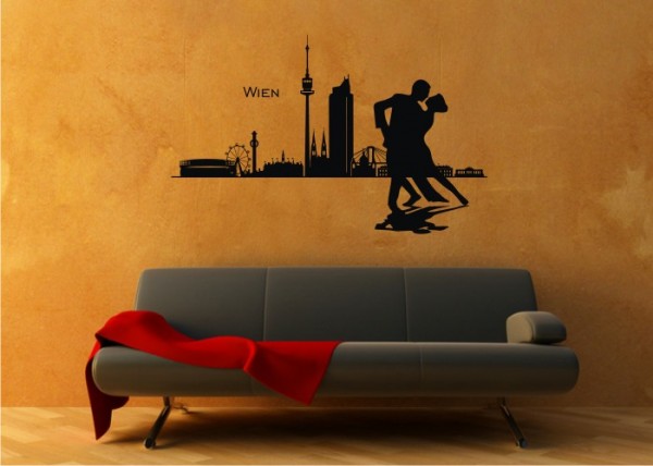 Wandtattoo Skyline Wien | wandtattooladen.de
