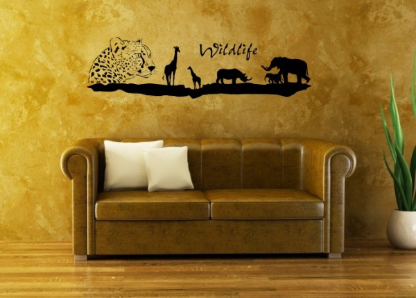 Wandtattoo African Wildlife 2 | wandtattooladen.de