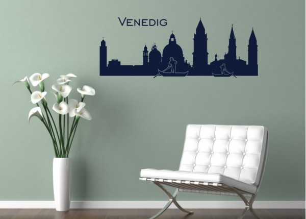 Wandtattoo Skyline Venedig | wandtattooladen.de