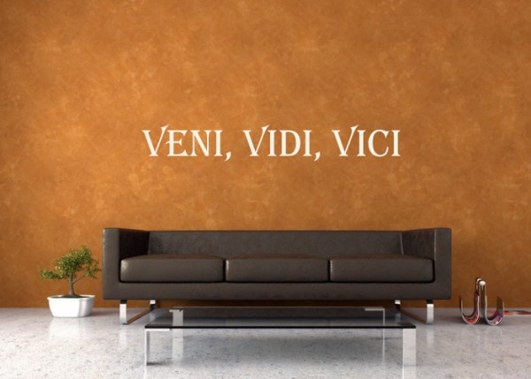 Wandtattoo Veni, Vidi, Vici - 1 | wandtattooladen.de