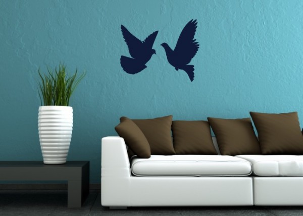 Wandtattoo Taubenflug | wandtattooladen.de