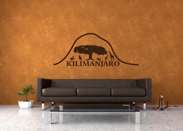 Wandtattoo Kilimanjaro | wandtattooladen.de