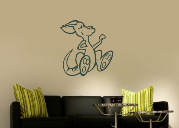 Wandtattoo Jacky Jumper - das Känguru | wandtattooladen.de