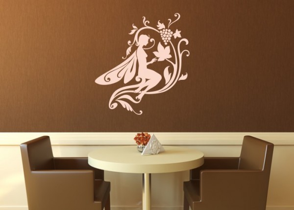 Wandtattoo Pflanzen-Fee | wandtattooladen.de
