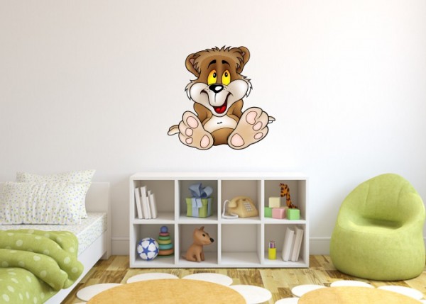 Wandsticker Bobby der kleine Bärenjunge | wandtattooladen.de