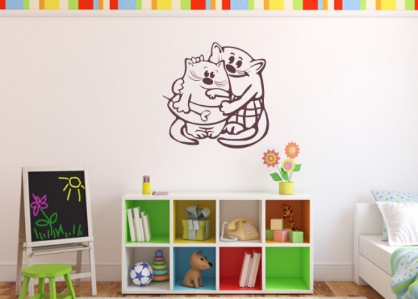 Wandtattoo Bibo & Trixi | wandtattooladen.de