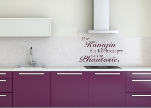 Wandtattoo Die Königin der Kochrezepte ... | wandtattooladen.de