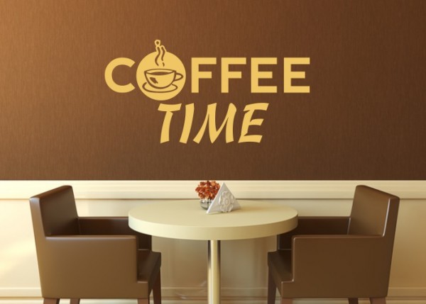 Wandtattoo Coffee Time | wandtattooladen.de