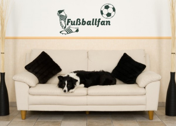 Wandtattoo Fußball Fan | wandtattooladen.de