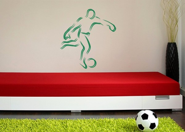 Wandtattoo Doppel Dribbling | wandtattooladen.de