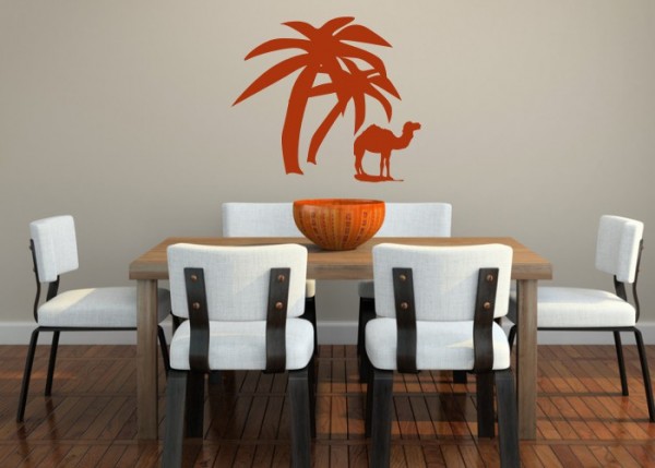 Wandtattoo Afrikanische Oase | wandtattooladen.de