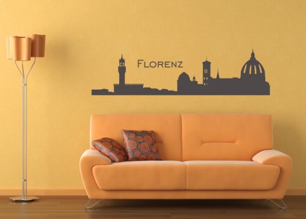 Wandtattoo Skyline Florenz | wandtattooladen.de