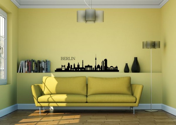 Wandtattoo Skyline Berlin | wandtattooladen.de