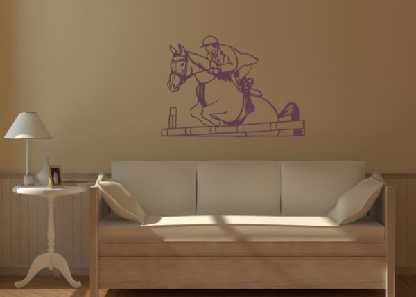 Wandtattoo Springreiter | wandtattooladen.de