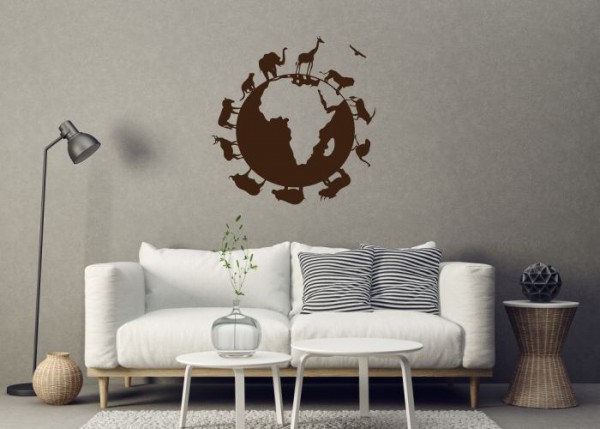 Wandtattoo Afrikas Tierwelt | wandtattooladen.de