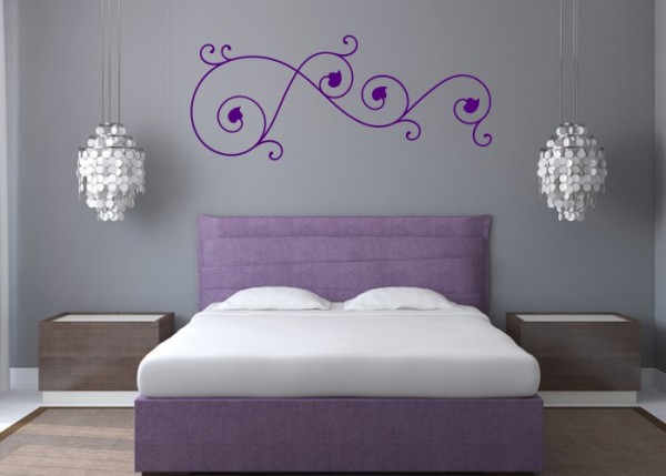 Wandtattoo Blüten-Ornament 3 | wandtattooladen.de