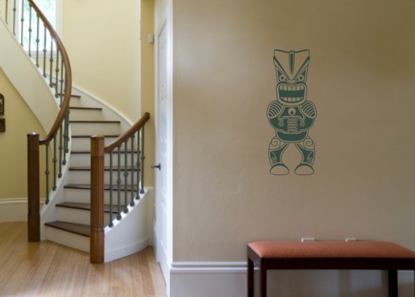 Wandtattoo Maori - Krieger 2 | wandtattooladen.de