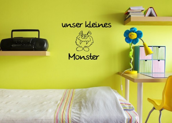 Wandtattoo unser kleines Monster | wandtattooladen.de