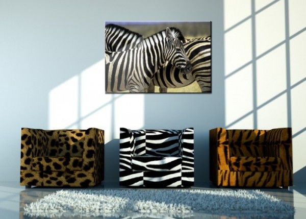 Wandbild - Zebras | wandtattooladen.de