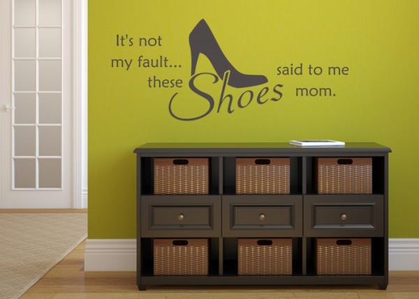 Wandtattoo Shoe Tic | wandtattooladen.de