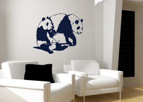 Wandtattoo Panda-Bären | wandtattooladen.de