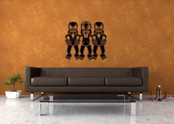 Wandtattoo Maori - Warriors 1 | wandtattooladen.de