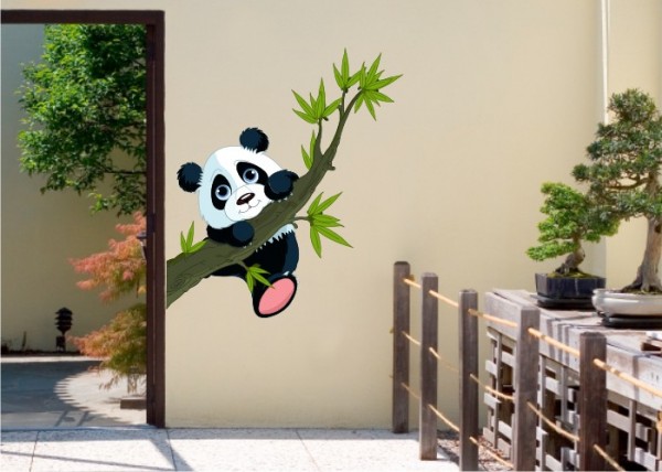 Wandsticker Paul Panda | wandtattooladen.de