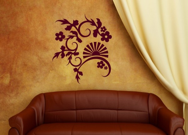Wandtattoo Sonnenpflanze | wandtattooladen.de