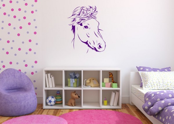 Wandtattoo Pferdekopf 2 | wandtattooladen.de