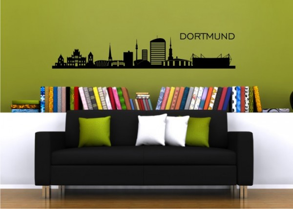 Wandtattoo Skyline Dortmund | wandtattooladen.de