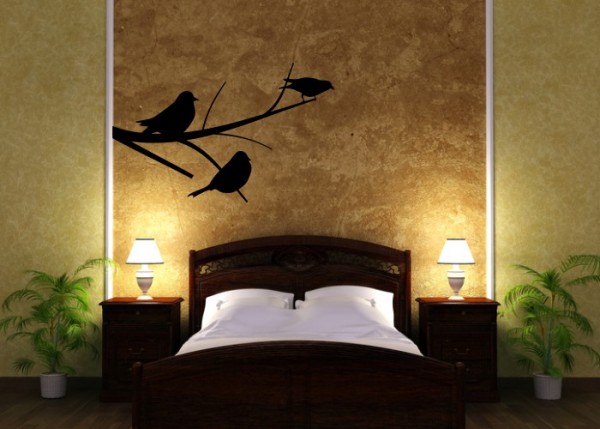 Wandtattoo Vogelgrüße | wandtattooladen.de