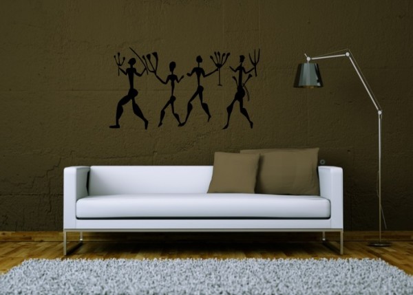 Wandtattoo Afrikanische Krieger | wandtattooladen.de